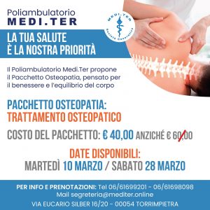 Pacchetto Osteopatia